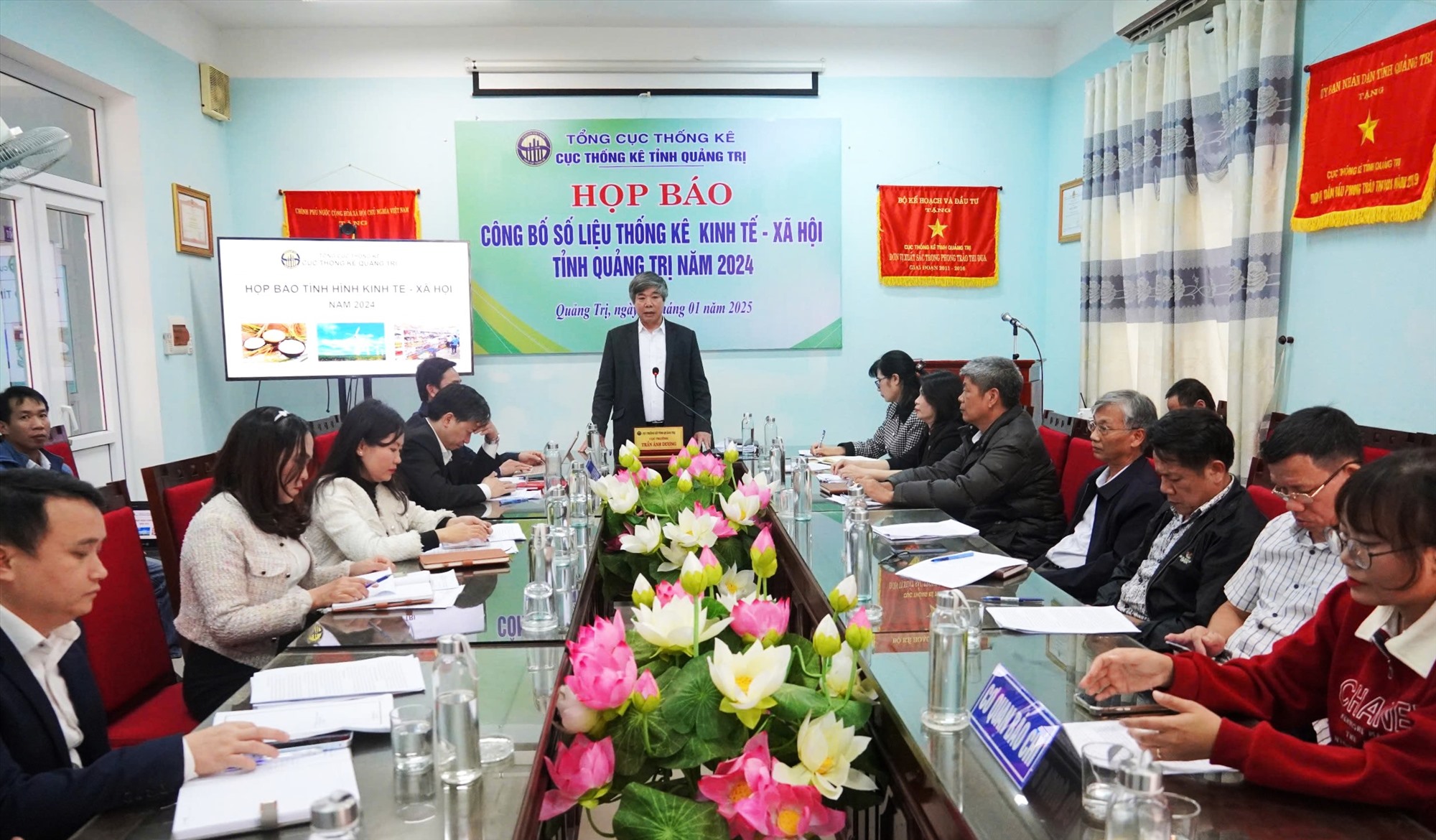 Cục Thống kê tỉnh công bố số liệu thống kê KT - XH tỉnh Quảng Trị năm 2024 - Ảnh: S.H