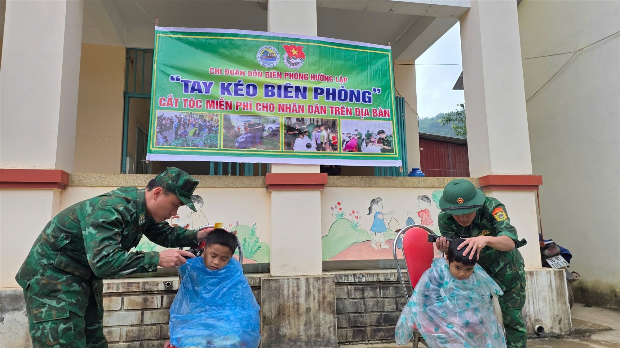 Nằm trong chuỗi chương trình Tình nguyện Mùa đông 2025, Chi đoàn Đồn cũng tổ chức chương trình “Tay kéo Biên phòng”.