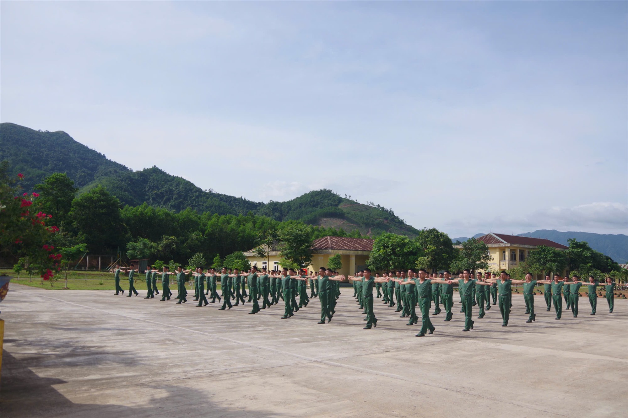 Trình diễn các bài thể dục